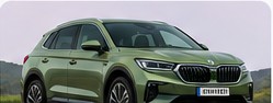 Grünes Elektroauto – Beispielbild